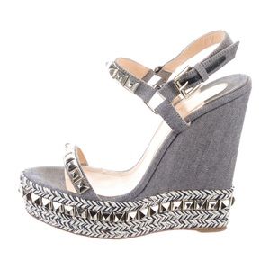 Christian Louboutin Rockstud Slingback Sandals